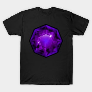 Octacore Purple and Pink Gemstone T-Shirt